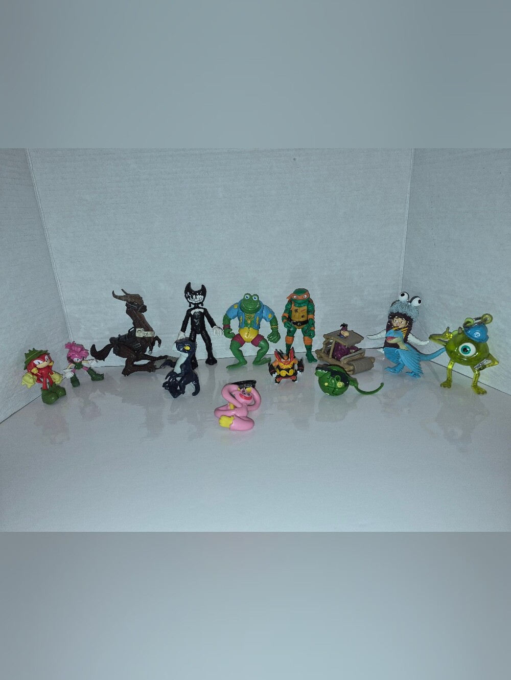 Mixed toy lot action figures disney sonic ninja turtles pokemon